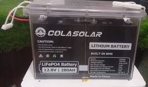 Colasolar 3.6kWh LiFePO4 Battery